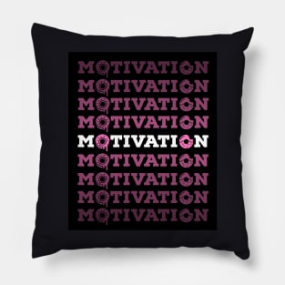 Motivation Donuts Pillow