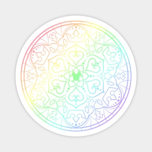 Kingdom Mandala (rainbow) Magnet