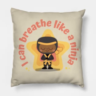 Breathe Like A Ninja Pillow