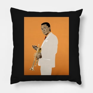 Trumpet Player Pillow