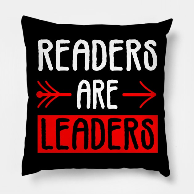 readers are leaders Pillow by gravisio