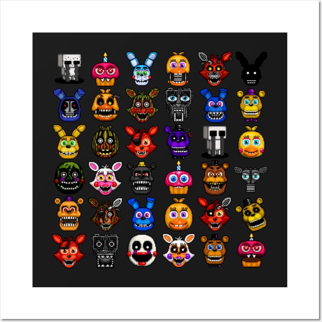 Five Nights at Freddys 4 - Mini Freddy - Pixel art Poster for Sale by  GEEKsomniac