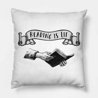 Reading Is Lit Pillow
