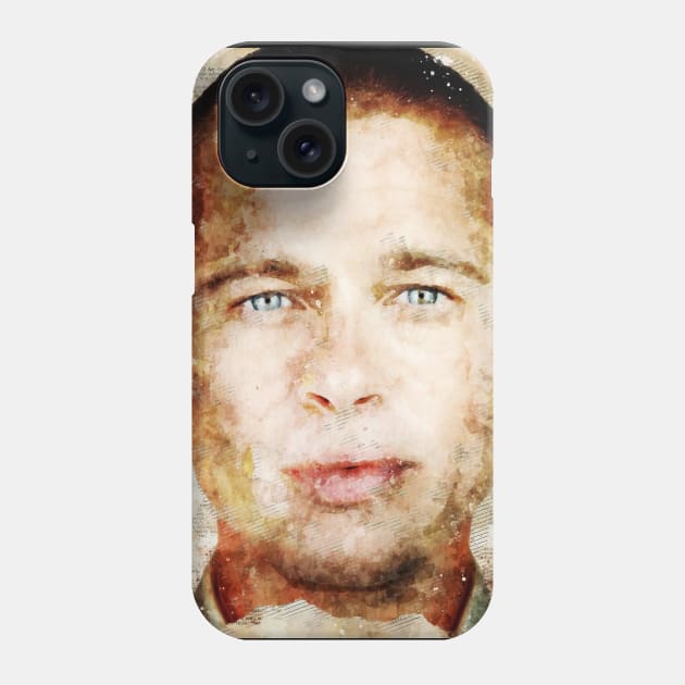 Brad Pitt Phone Case by Durro