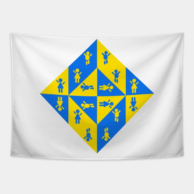 Save Ukraine Tapestry by noke pattern