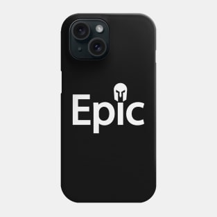 Epic action typography design Phone Case