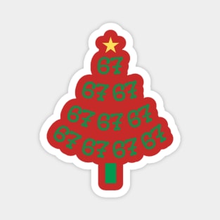 67 Christmas Tree Magnet