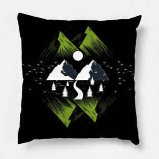 Mountain lovers Pillow