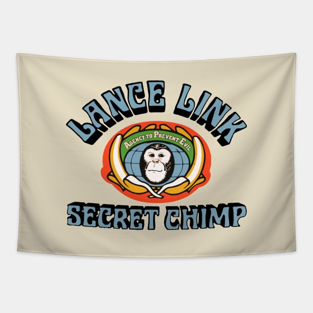 Lance Link Secret Chimp Tapestry by offsetvinylfilm