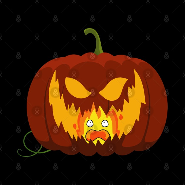 Fire Demon in a Pumpkin by GiftTrend