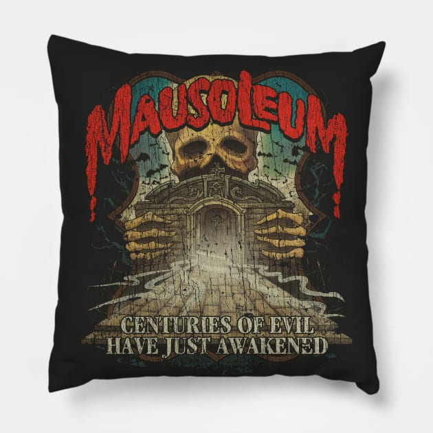 Mausoleum Centuries of Evil 1983 Pillow by JCD666