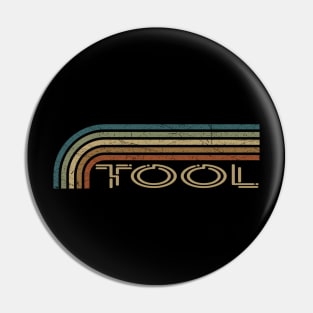 Tool Retro Stripes Pin