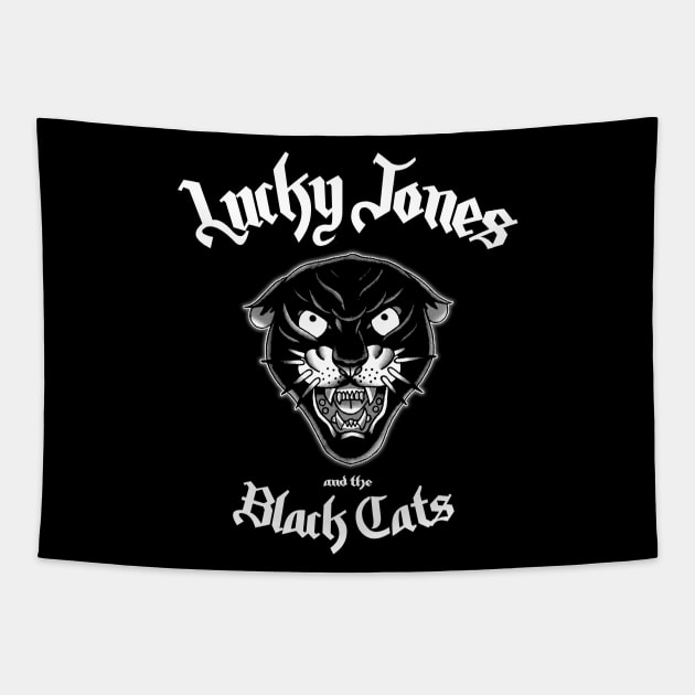 Lucky Jones CatHead Tapestry by ShredBeard