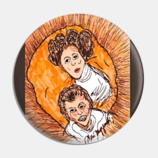 Carrie Fisher Princess Leia Pin