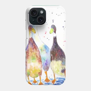 Three Proud Indian Runner Ducks Phone Case