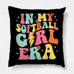 In My Softball Girl Era Pillow