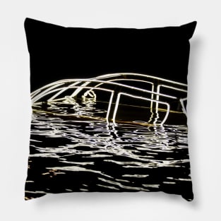 Neon Auto / Swiss Artwork Photography Pillow