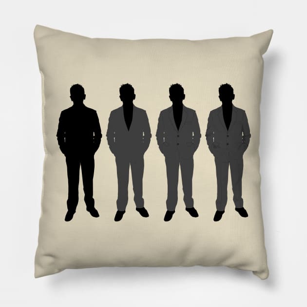 Man in suit Pillow by Javisolarte