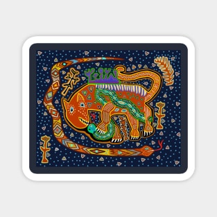 Shaman Serpent Tiger King Spirit Magnet