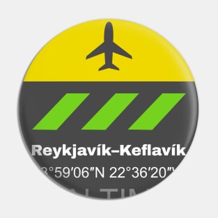 Reykjavik Keflavik KEF Pin