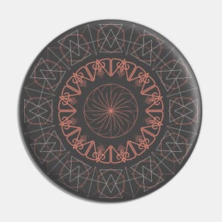 Mandala Geometric design Pin