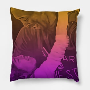 father and daughter Pillow