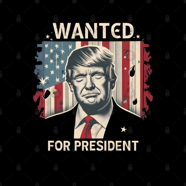 Donald Trump - WANTED...For President. by TooplesArt