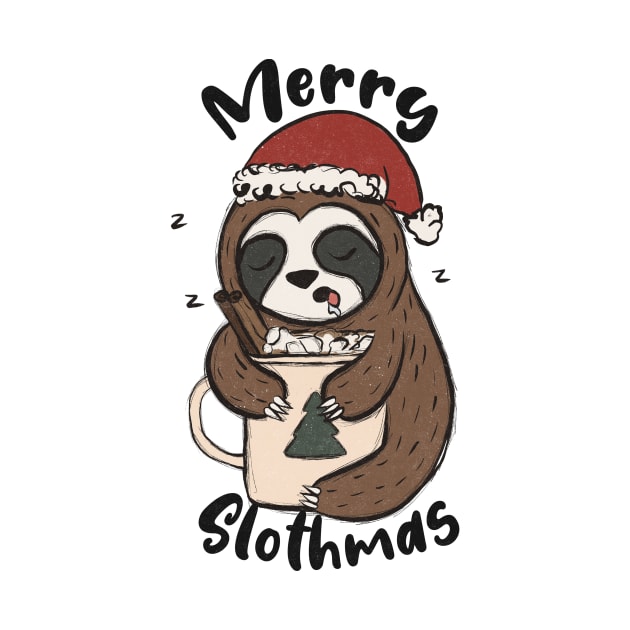 Merry Slothmas by Nessanya