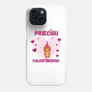 Latviski Priecīgu valentīndienu - latvietis Phone Case