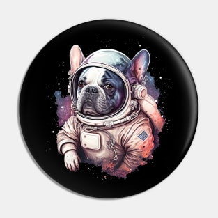 French Bulldog Astronaut Pin