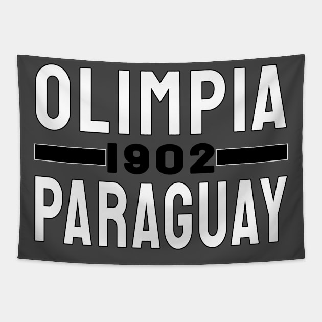 Olimpia Paraguay 1902 Classic Tapestry by Medo Creations