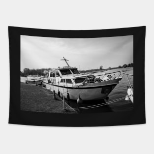 Moored boats on the River Bure Tapestry