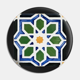 Traditional Portuguese glazed tiles Pin