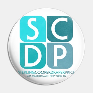 Sterling Cooper Draper Price Pin