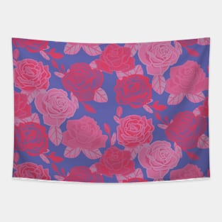 Very Peri English Roses Tapestry