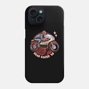 Road Racer '68 Cafe Racer Retro Motorcycle Phone Case