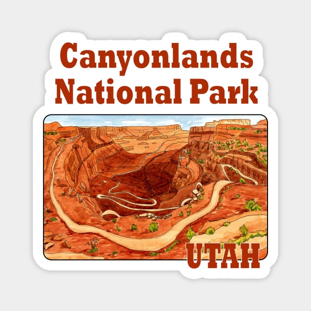 Canyonlands National Park, Utah Magnet by MMcBuck
