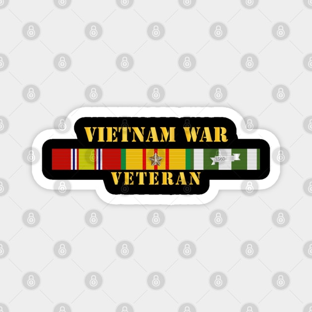 Vietnam War Veteran w VN SVC Magnet by twix123844