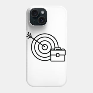 black target travel bag design Phone Case