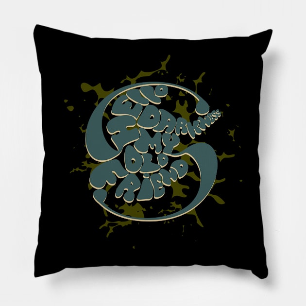 Hello Darkness My Old Friend II Pillow by HelenaCooper