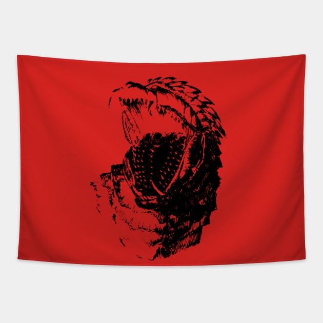 Godzilla Ultima Tapestry by GojiTaku