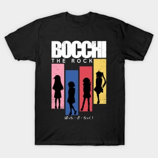 Bocchi the rock anime, All main characters: Hitori gotoh, Ryo yamada,  Ikuyo kita, Nijika ijichi, Aesthetic japan streetwear style, Distressed  white Canvas Print for Sale by Animangapoi