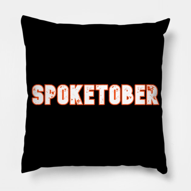 Spoketober Pillow by Word and Saying