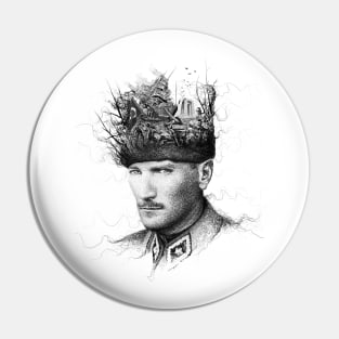 Ataturk Collage Pin