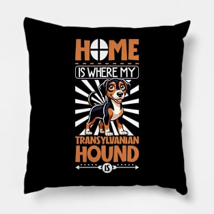 Home is with my Transylvanian Hound Pillow