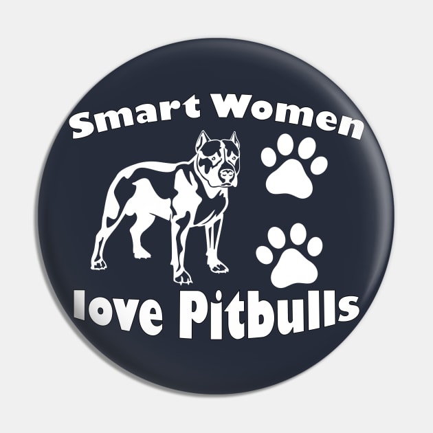 smart women love pitbulls Pin by Top Art