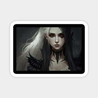 Dark Prinsess of goth Anime art poster Magnet