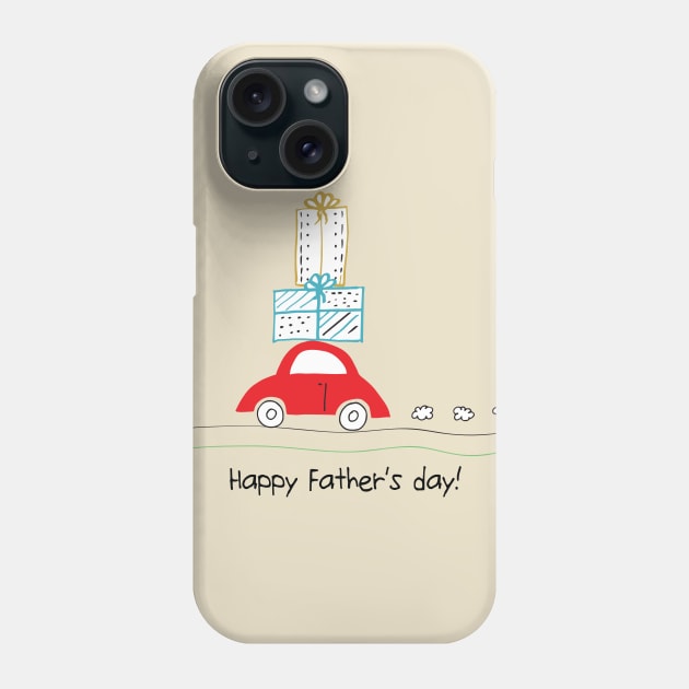 Happy Father's Day 3 Phone Case by grafart