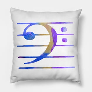 Bass Clef Pillow