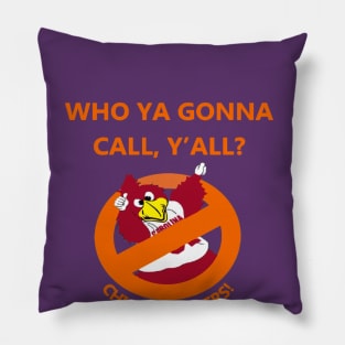 Chickenbusters! Purple Pillow